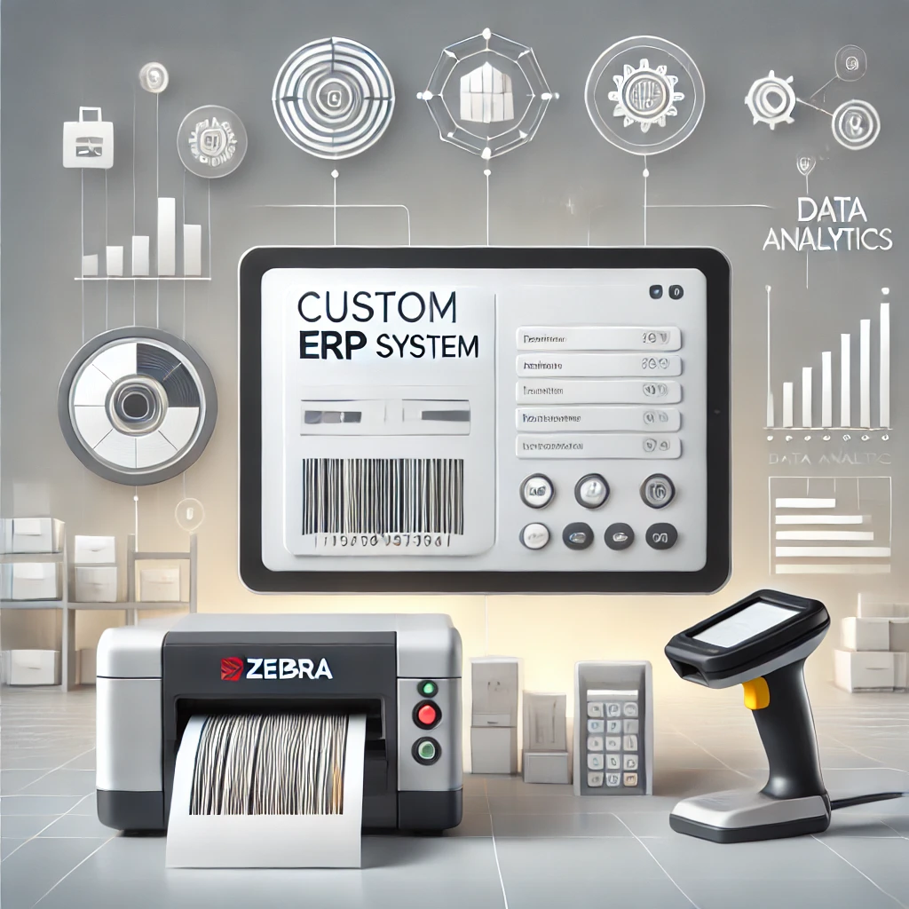 Custom Manufacturing ERP: Labels, Barcodes & More